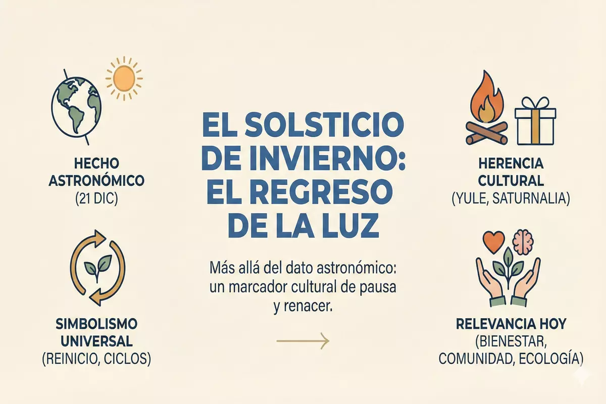 El solsticio de invierno y su vigencia en la cultura contemporánea