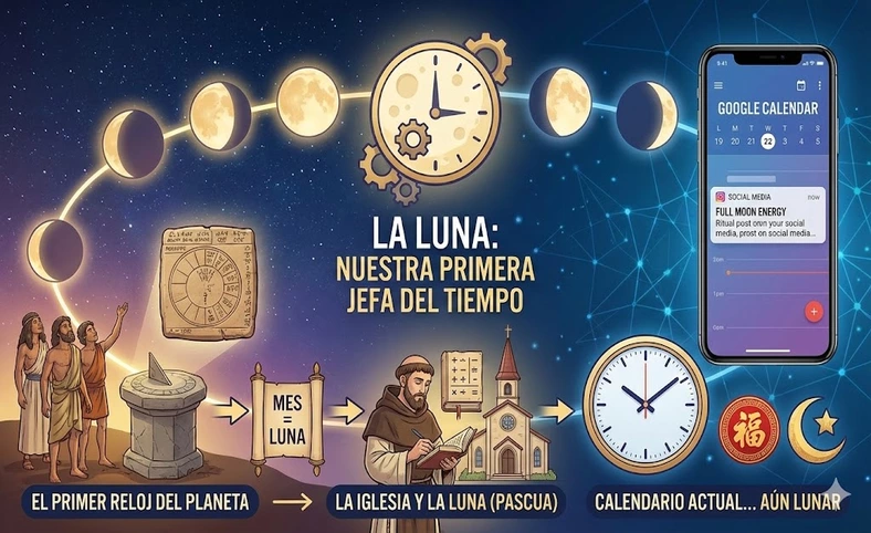 La Luna manda (y tú ni lo sabías): el secreto lunar detrás de tu calendario