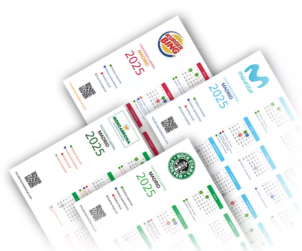 Calendarios personalizados 2025