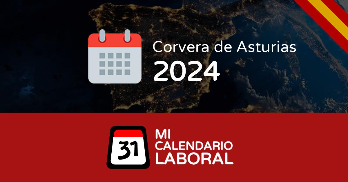 Calendario laboral de Corvera de Asturias