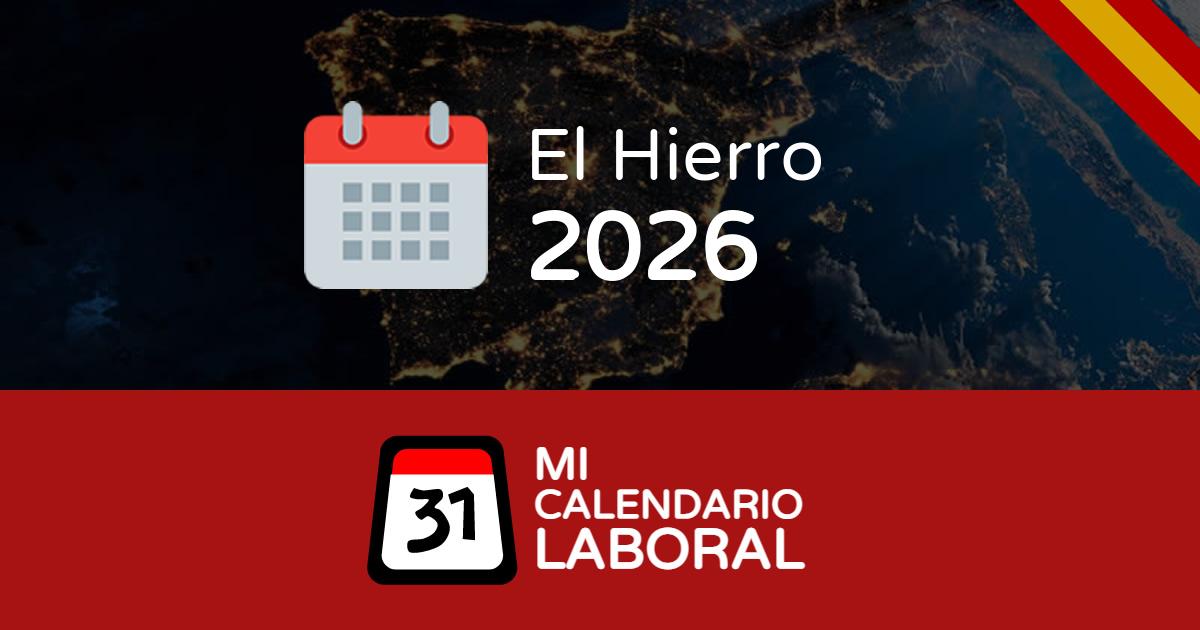 Calendario laboral de El Hierro