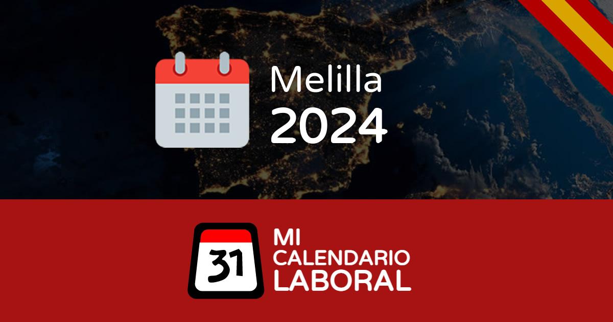Melilla work calendar
