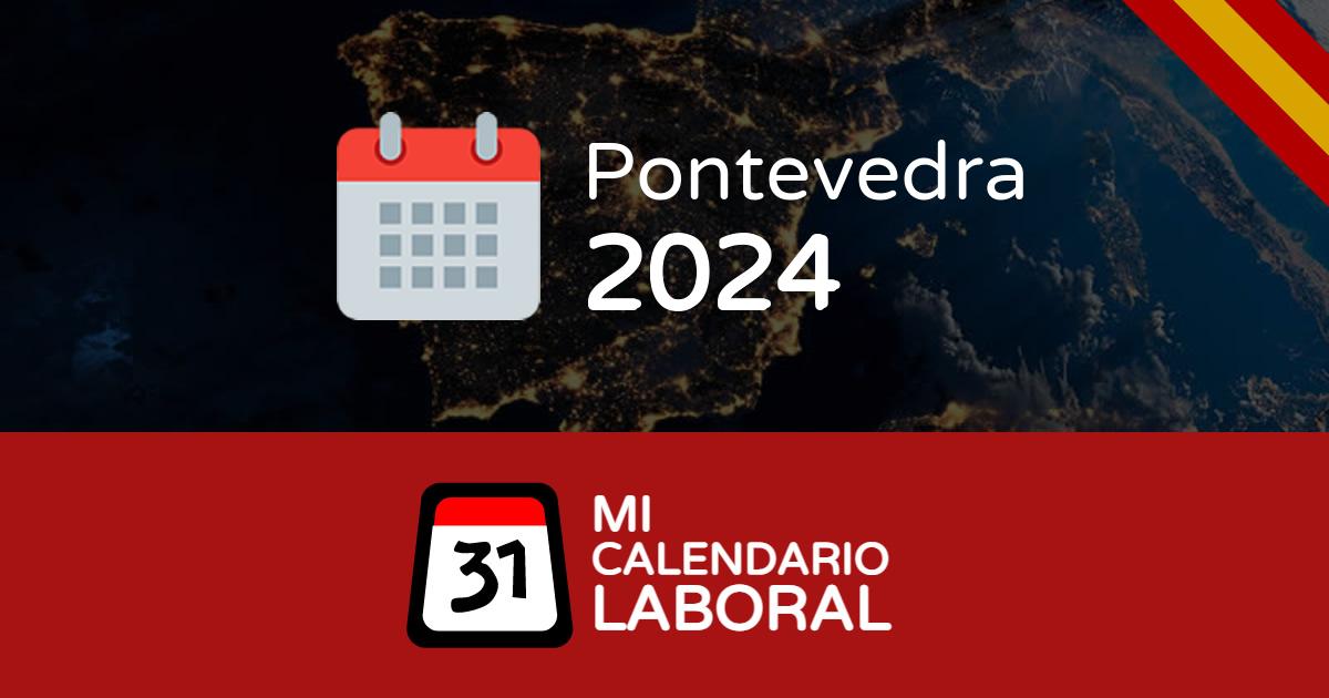 Pontevedra work calendar