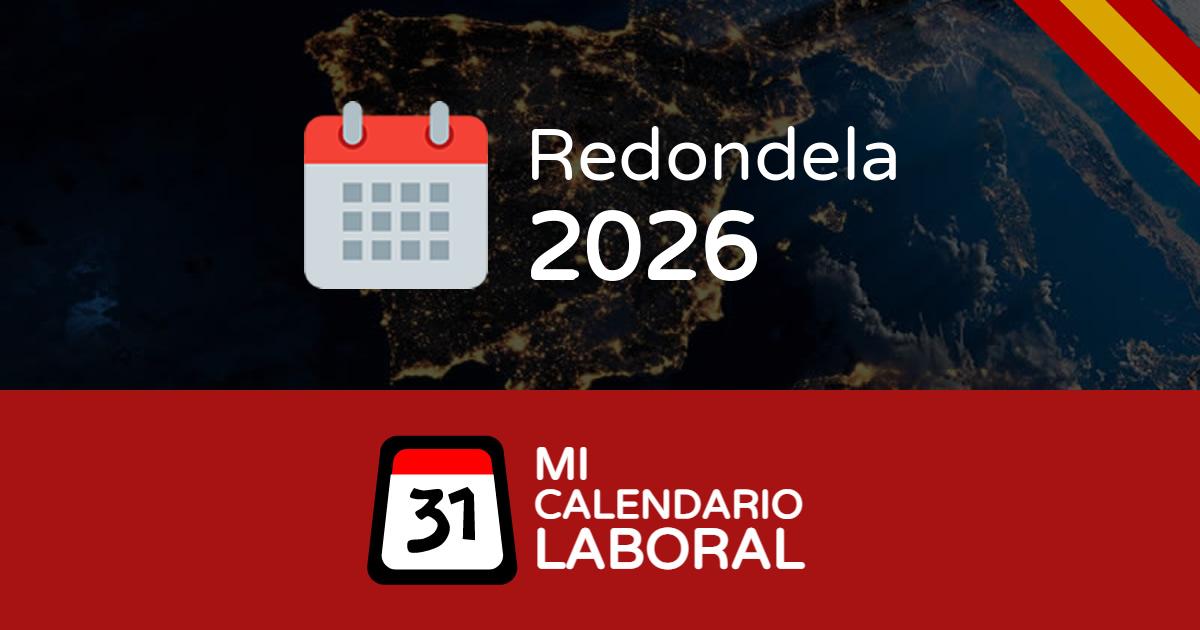 Calendario laboral de Redondela
