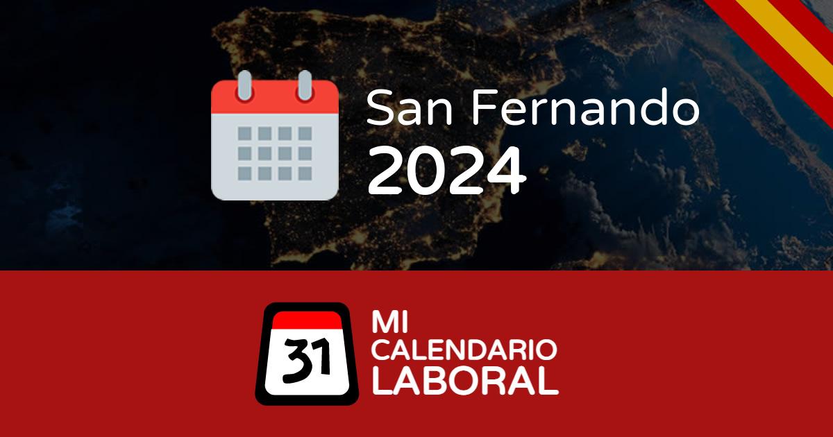 Calendario laboral de San Fernando