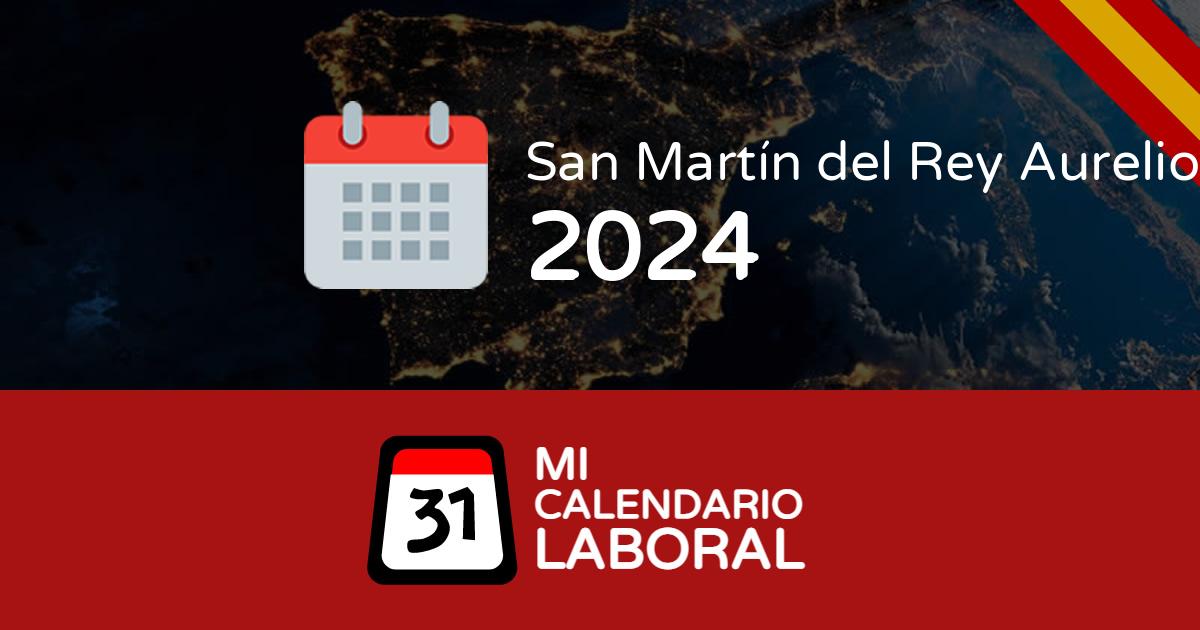 Calendario laboral de San Martín del Rey Aurelio