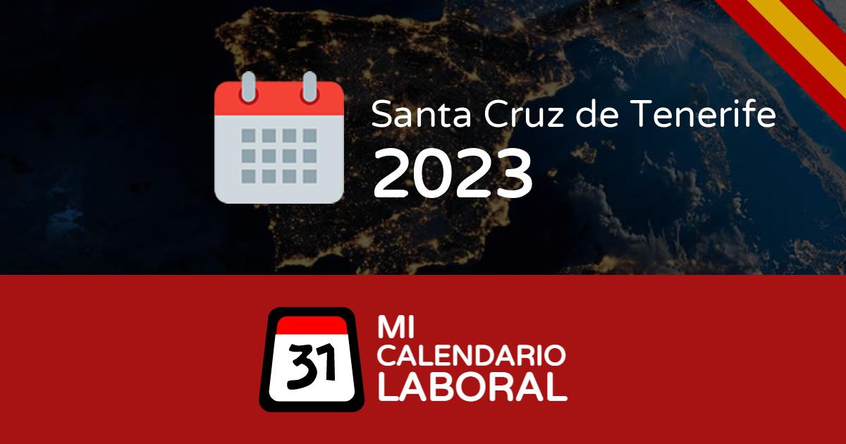 Calendario Laboral De Santa Cruz De Tenerife D As Festivos